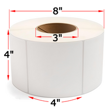 Load image into Gallery viewer, 4 x 4 Direct thermal Label rolls made in Canada
