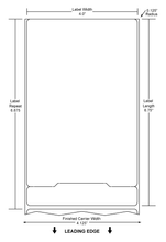 Load image into Gallery viewer, 4" X 6.75" Direct Thermal FedEx Labels, 16 Rolls, 4000 Labels, 1" Core, 4" OD