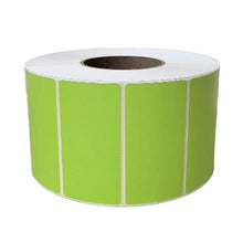 Load image into Gallery viewer, 4" X 2" Green Coloured Labels by BuyLabel.ca Canada