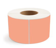 Load image into Gallery viewer, 4" X 6" Thermal Transfer Fluorescent Orange Barcode Shipping Labels by BuyLabel.ca Canada