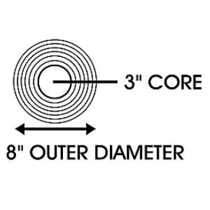8 Inch Roll Diameter Label