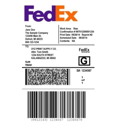FedEx® Compatible Labels