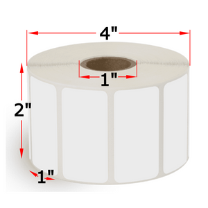2" X 1" Direct Thermal Barcode Shipping Labels by BuyLabel.ca Canada