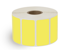 Load image into Gallery viewer, 2x1 Direct thermal Yellow 1&quot;core Canada label
