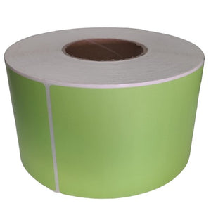 4x6 Green Direct Thermal Label Canada