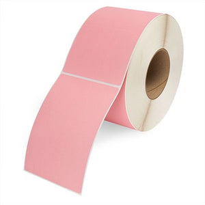 4x6 Direct thermal Pink roll Label Canada