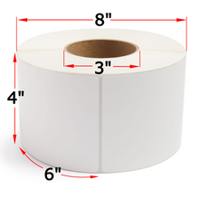 Load image into Gallery viewer, 4&quot; X 6&quot; Thermal Transfer Freezer Grade Label by BuyLabel.ca Canada

