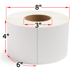4" X 6" Thermal Transfer Freezer Grade Label by BuyLabel.ca Canada