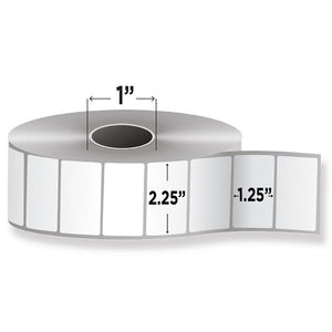 2.25" X 1.25" Direct Thermal 1" CORE Barcode Labels by BuyLabel.ca Canada