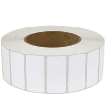 Load image into Gallery viewer, 2&quot; X 1&quot; Inkjet Polypropylene Labels, 8 Rolls, 18840 Labels, 3&quot; Core, 6&quot; OD, Gloss, Non-Perf

