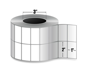 2x1 thermal transfer 2 across label canada