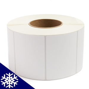 4" X 3" Thermal Transfer Freezer Grade Labels (4 Rolls) - Ribbon Required