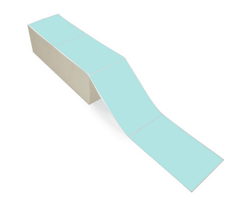 4x6 Green Direct Thermal Fanfold buylabel Canada