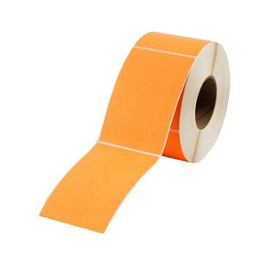 4" X 6" Thermal Transfer Orange Barcode Shipping Labels by BuyLabel.ca Canada