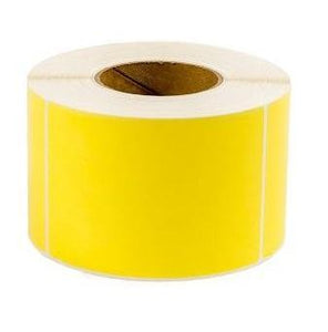 4" X 6" Direct Thermal Barcode Shipping Labels Yellow by BuyLabel.ca Canada