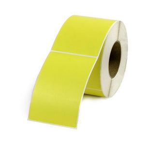 4" X 6" Direct Thermal Barcode Shipping Labels Yellow by BuyLabel.ca Canada