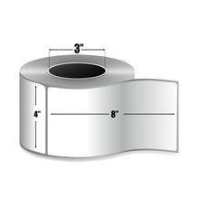 Load image into Gallery viewer, 4&quot; X 8&quot; Thermal Transfer Barcode Shipping Labels by BuyLabel.ca Canada
