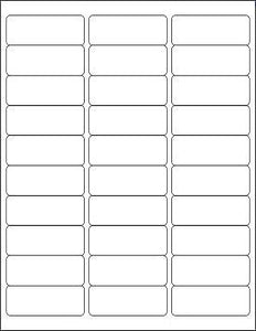 2-5/8" x 1" Address Label sheet label BuyLabel.ca Canada