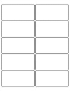 4" x 2" Laser Sheet Labels BuyLabel.ca Canada